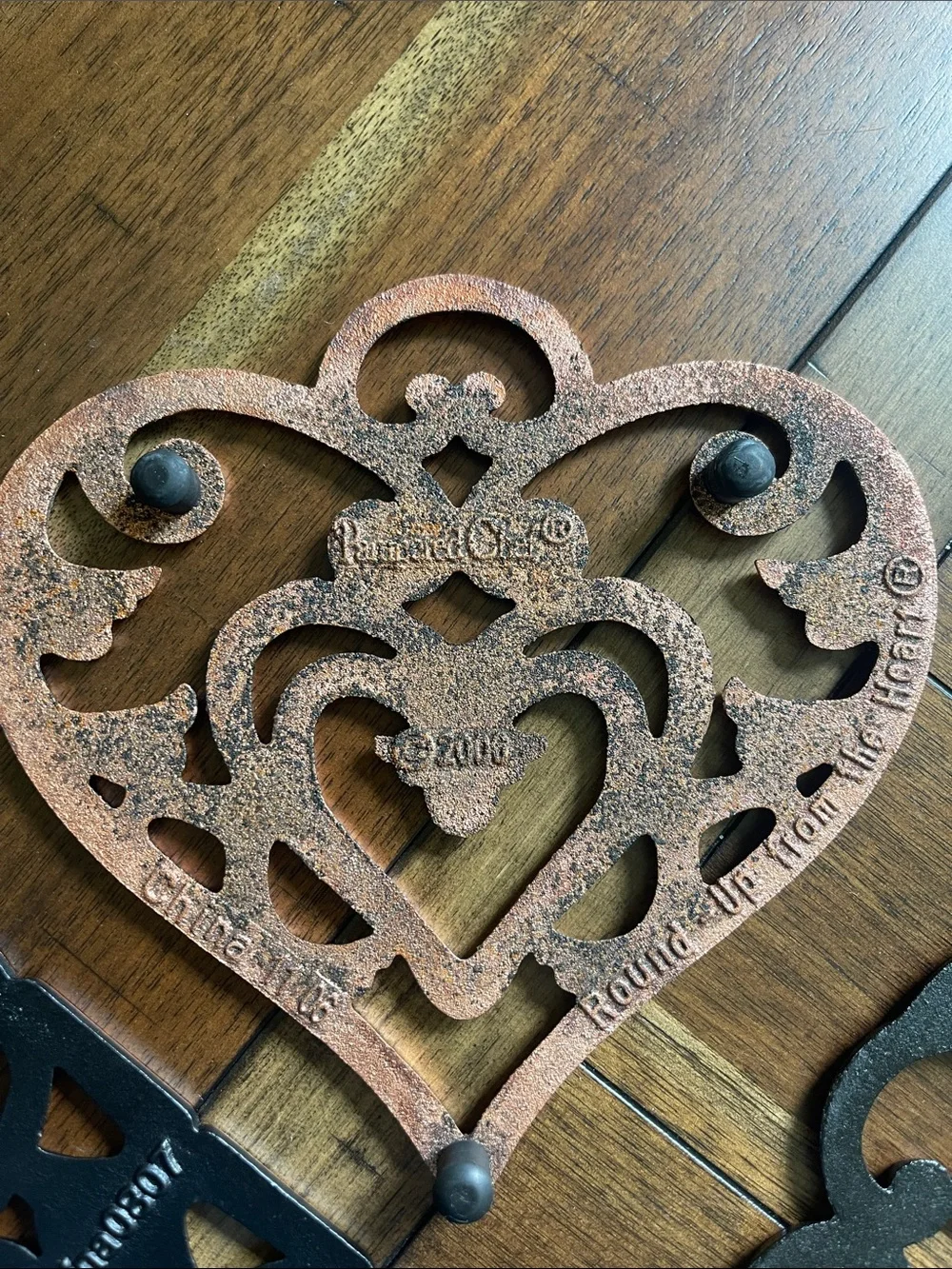 Pampered chef cast iron trivets